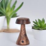 Morchella Şarjlı Wenge Masa Lambası